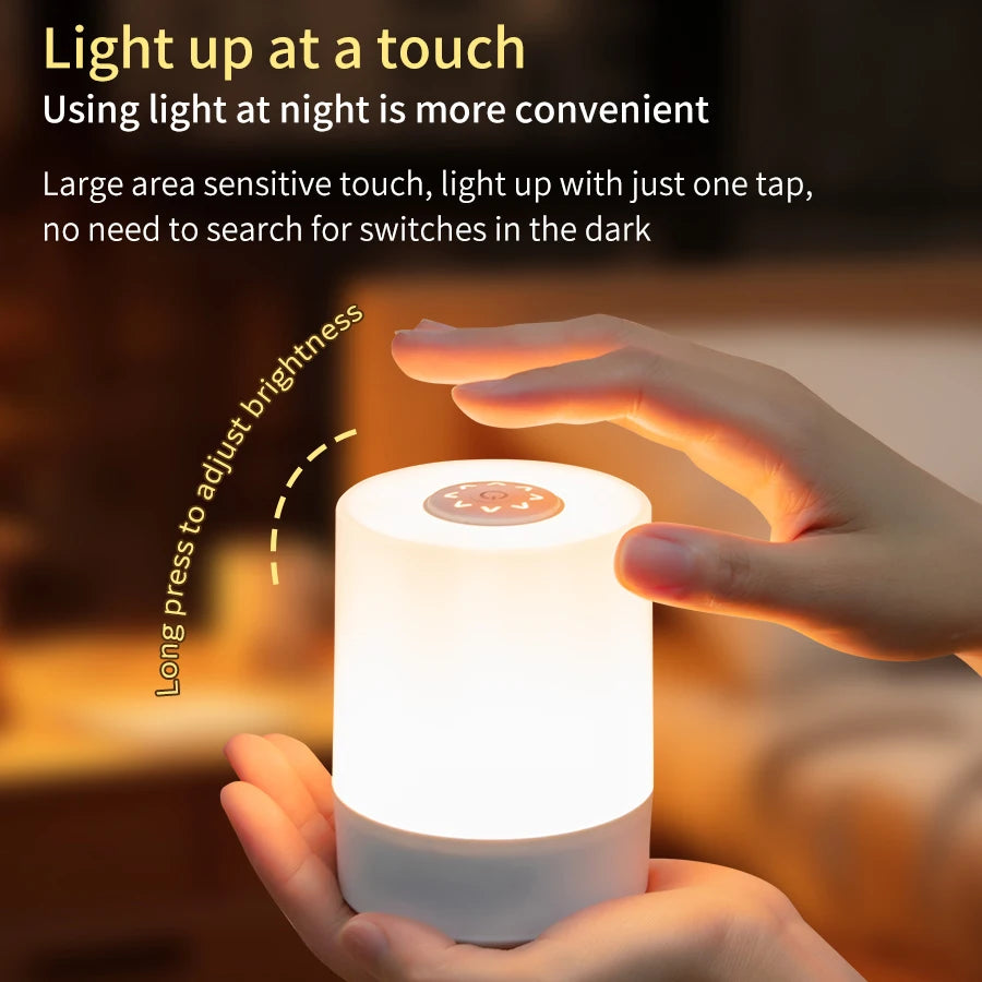 Rechargeable LED Touch Night Lamp